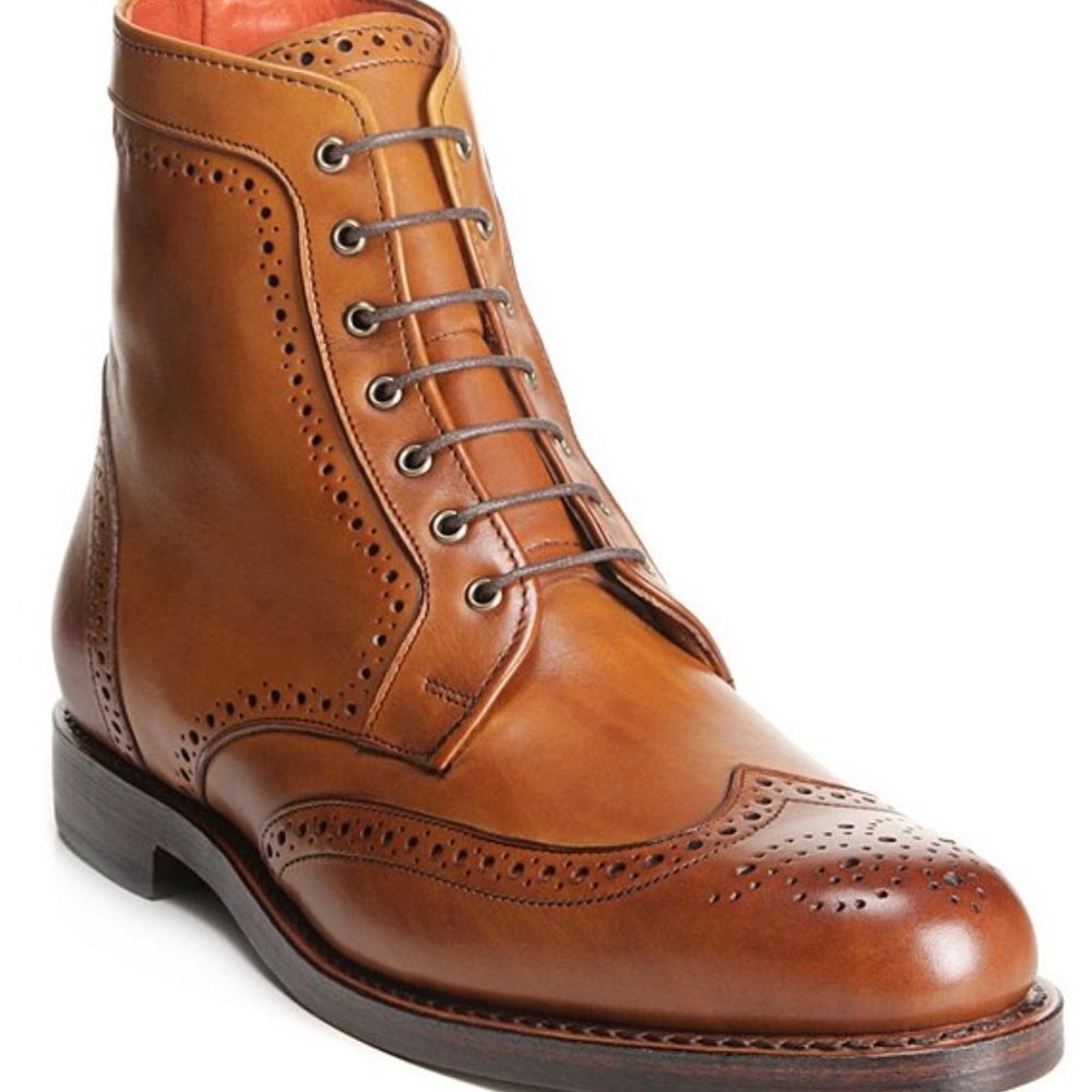 Allen Edmonds Dalton Boots - Walnut - Dainite Sole